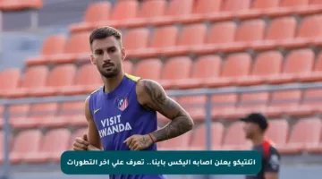 أتلتيكو يعلن إصابة أليكس باينا.. تعرف على آخر التطورات